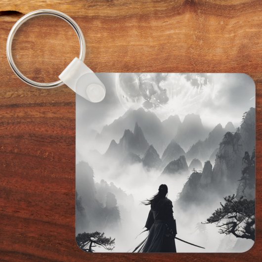 Porte-clés Guerrier solitaire (Recto)