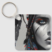 Porte-clés Guerrier tribal (Recto)