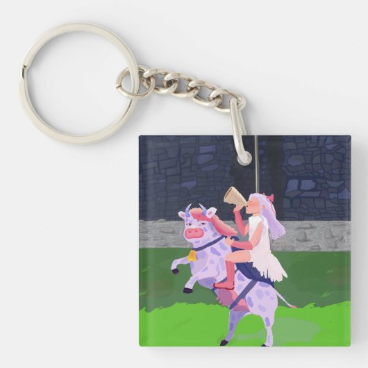 Porte-clés Guerrier vache (Devant)