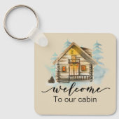 Porte-clés Guest House Rental Propriété Vacances Cabine Bienv (Recto)