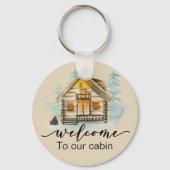 Porte-clés Guest House Rental Propriété Vacances Cabine Bienv (Recto)