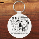 Porte-clés Guide du mariage. Conseil, pas annulation... (Recto)