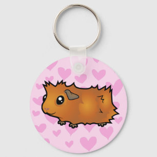 Porte-clés Guinea Pig Love (scruffy)