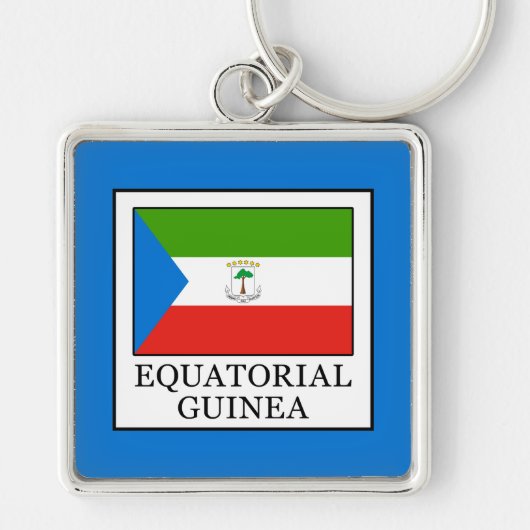 Porte-clés Guinée équatoriale (Devant)