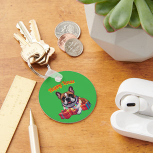 Porte-clés Guirlande lumineuse Bouledogue français Bulldog fr