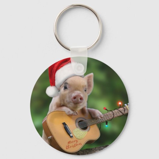 Porte-clés guitar de Christmas (Recto)