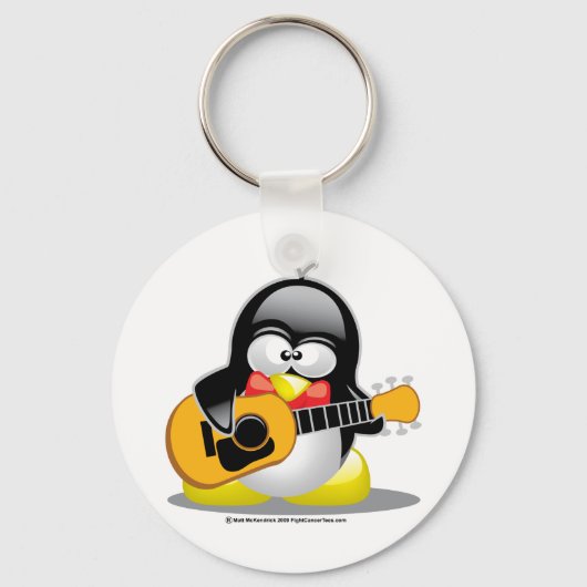 Porte-clés Guitar Penguin (Recto)