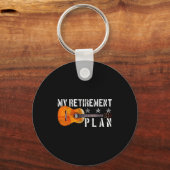 Porte-clés Guitar Retirement Plan - Funny Gift For Retired Gu (Recto)