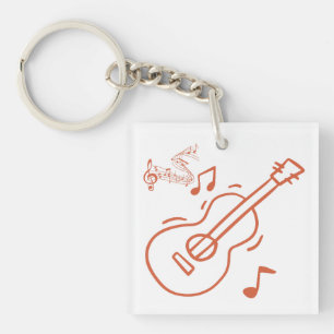 Porte-clés guitare