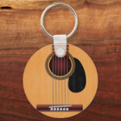Porte-clés Guitare acoustique (Recto)