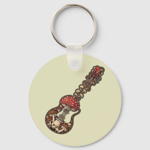 Porte-clés Guitare Champignon