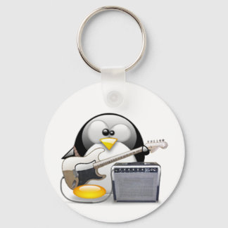 Porte-clés Guitare classique américaine et amplificateur Tux