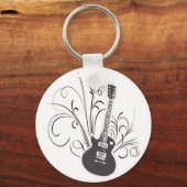 Porte-clés guitare cool (Recto)