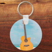 Porte-clés Guitare de basse cool (Recto)