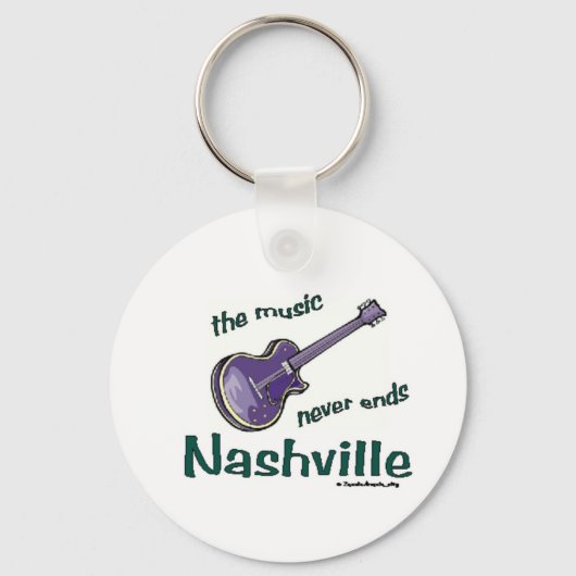 Porte-clés Guitare de Nashville (Recto)