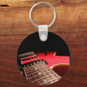 Porte-clés Guitare électrique rouge (Recto)