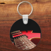 Porte-clés Guitare électrique rouge (Recto)
