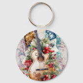 Porte-clés Guitare flamenco (Recto)