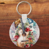 Porte-clés Guitare flamenco (Recto)