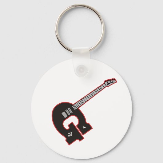 Porte-clés Guitare G (Recto)