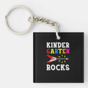 Porte-clés Guitare Lover Kindergarten Rocks Guitare