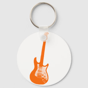 Porte-clés Guitare orange