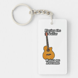 Porte-clés guitare positive pour les joueurs de guitare