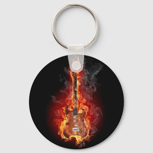 Porte-clés Guitare rock flamand (Recto)