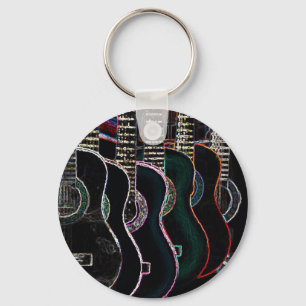 Porte-clés guitares