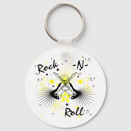 Porte-clés Guitares Rock n Roll (Recto)