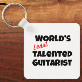 Porte-clés Guitariste le moins talentueux du monde (Recto)