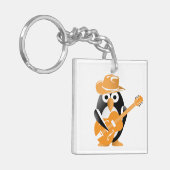 Porte-clés Guitariste pingouin (Devant gauche)
