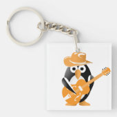Porte-clés Guitariste pingouin (Devant)