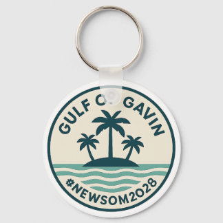 Porte-clés Gulf of Gavin 2028 Newsom Keychain