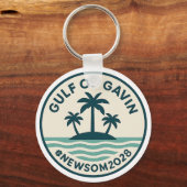 Porte-clés Gulf of Gavin 2028 Newsom Keychain (Verso)