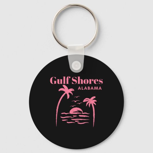 Porte-clés Gulf Shores Alabama Filles de vacances (Recto)