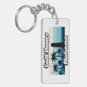 Porte-clés Gulf Shores Beach Alabama (Devant gauche)