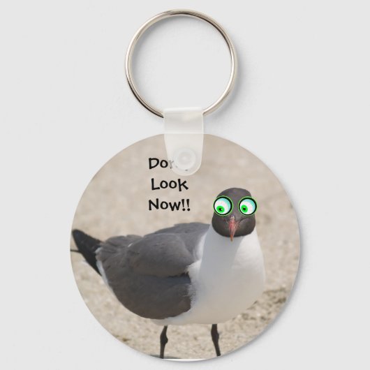 Porte-clés Gull de mer fou Eyed (Recto)