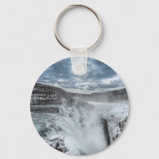 Porte-clés Gullfoss Waterfall, Iceland (Recto)