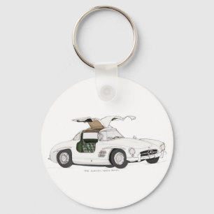 Porte-clés Gullwing blanc