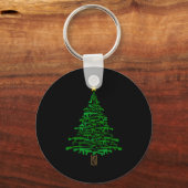 Porte-clés Guns Christmas Tree - Xmas Gift For Guns Lover (Recto)