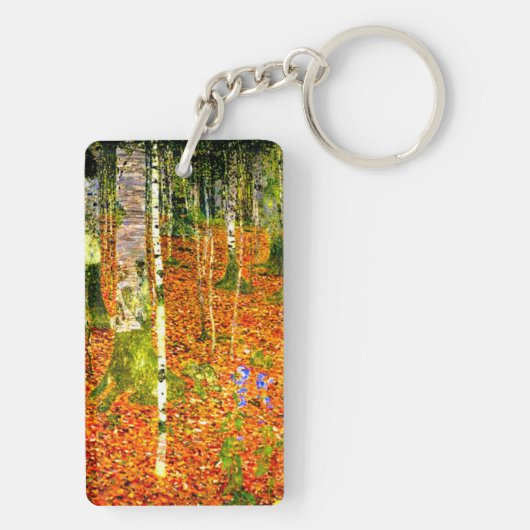 Porte-clés Gustav Klimt Birch Trees (Dos)