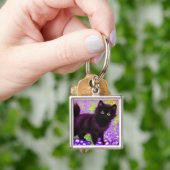 Porte-clés Gustav Klimt Black Kitten (main)