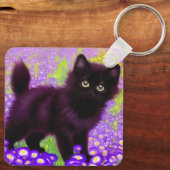 Porte-clés Gustav Klimt Black Kitten (Verso)