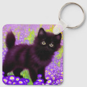Porte-clés Gustav Klimt Black Kitten (Dos)