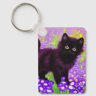 Porte-clés Gustav Klimt Black Kitten