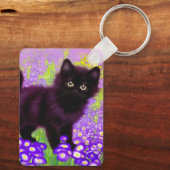 Porte-clés Gustav Klimt Black Kitten (Verso)