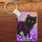 Porte-clés Gustav Klimt Black Kitten (Recto)