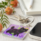 Porte-clés Gustav Klimt Black Kitten (Devant Droit)