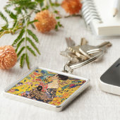 Porte-clés Gustav Klimt - Dame avec ventilateur (Côté)